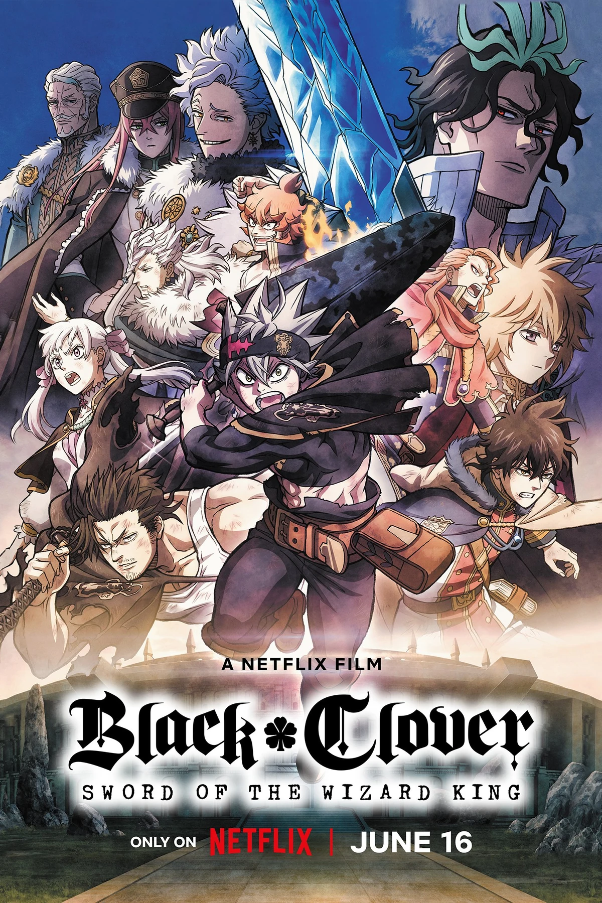 Black Clover Sword of the Wizard King (2023) Movie Poster
