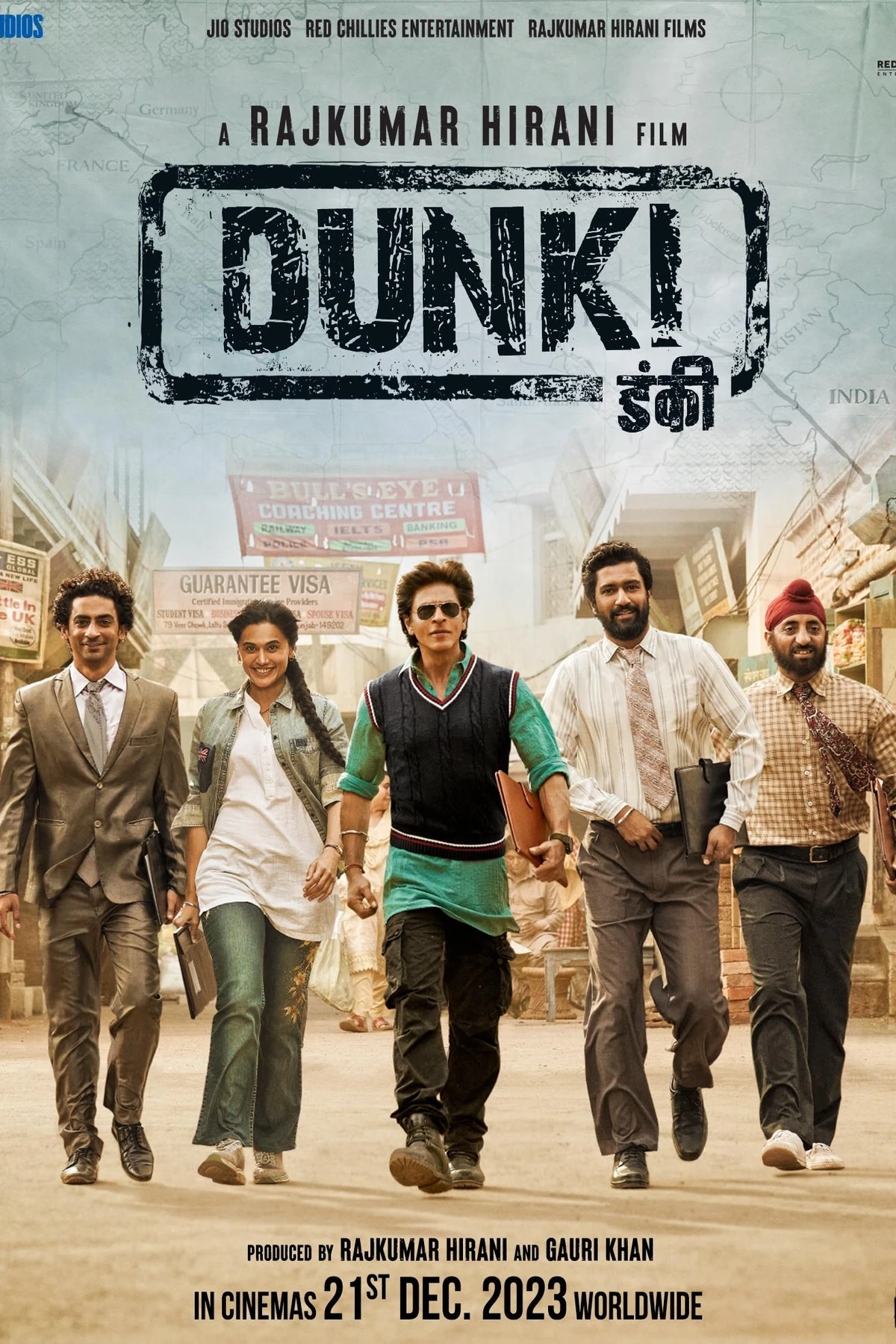 Dunki (2023) Movie Poster