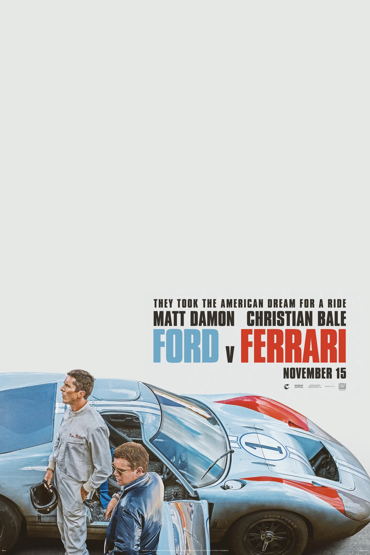 Ford v. Ferrari (2019) Movie Poster