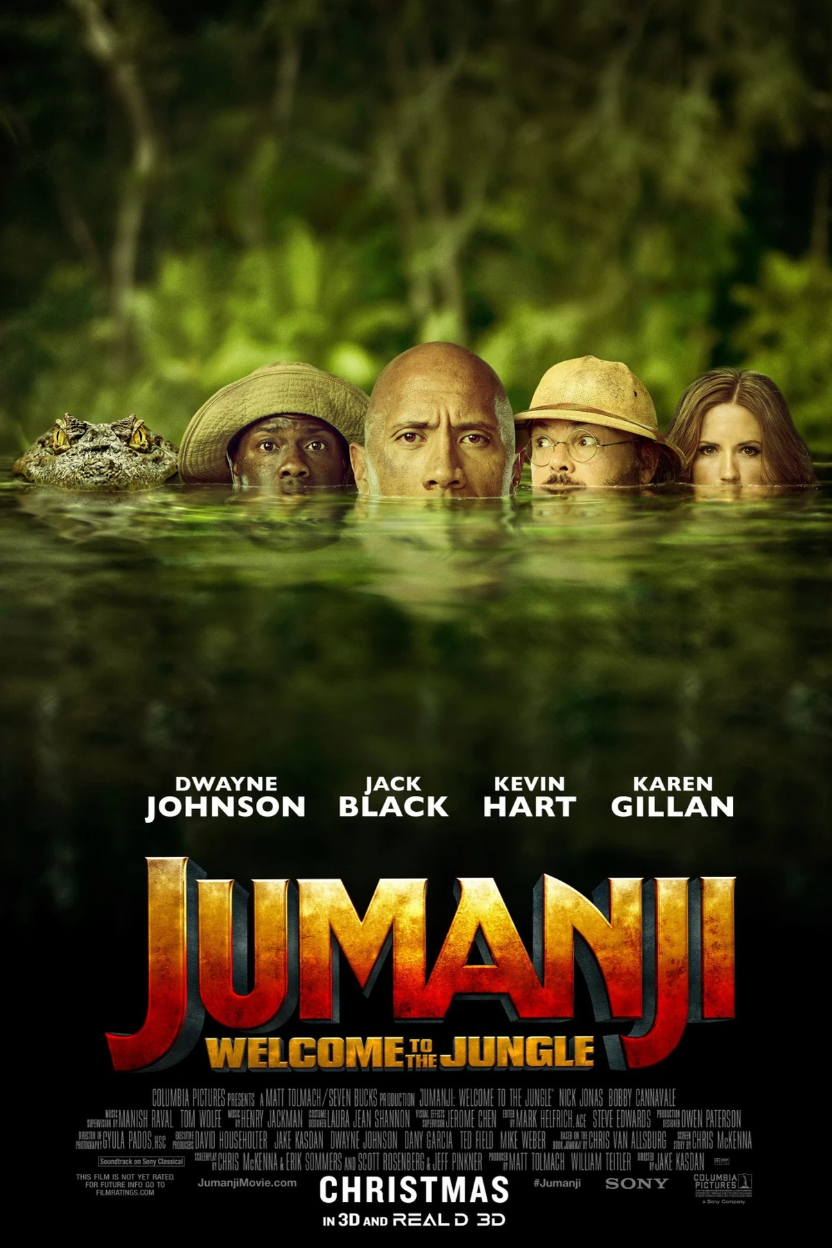 Jumanji Welcome to the Jungle (2017) Movie Poster