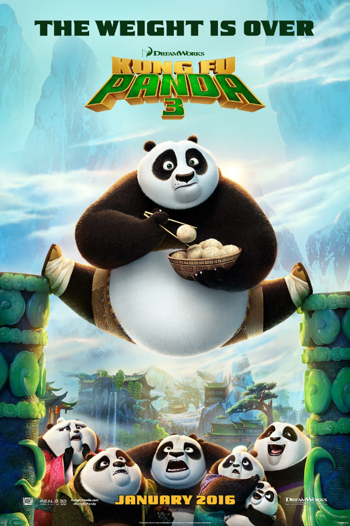 Kung Fu Panda 3 (2016) Movie Poster