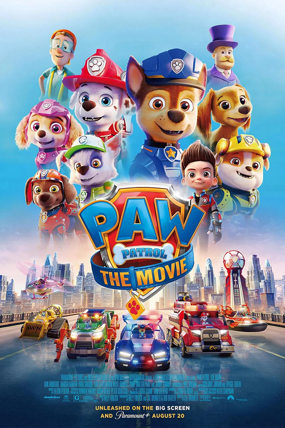 PAW Patrol The Movie (2022) Movie Poster