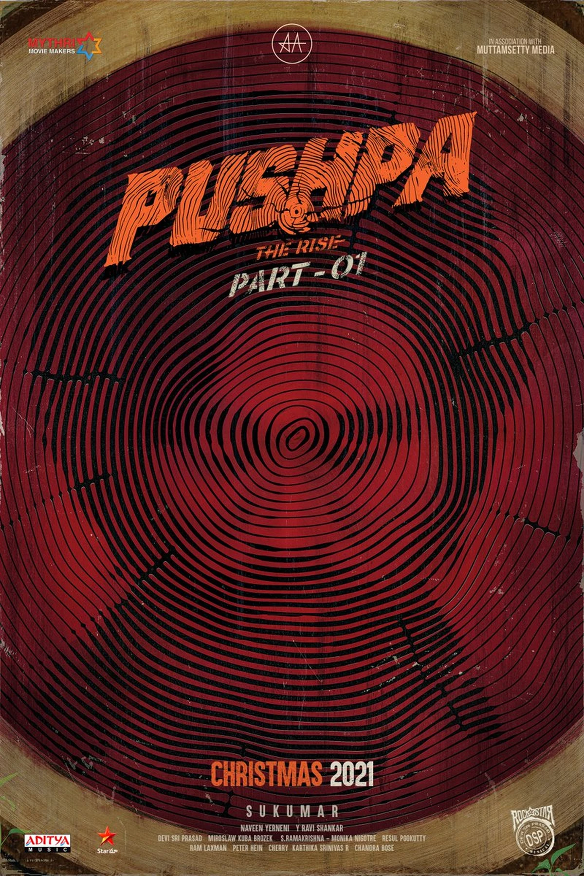 Pushpa The Rise-Part 1 (2021) Movie Poster