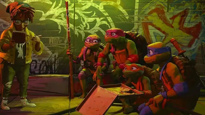 Teenage Mutant Ninja Turtles Mutant Mayhem (2023) Movie Screenshot (2) Teenage Mutant Ninja Turtles Mutant Mayhem (2023) Movie Screenshot (2)