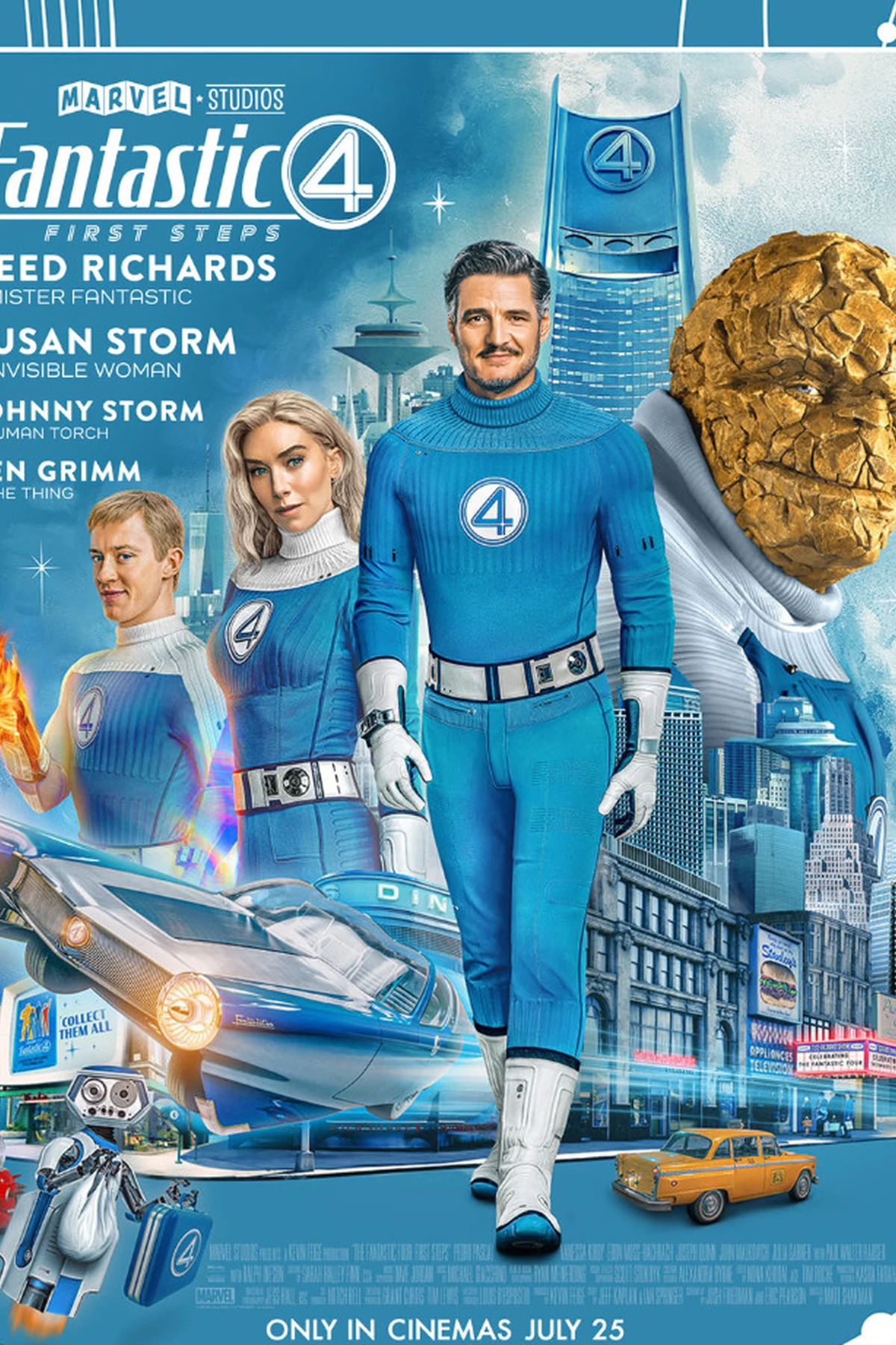 The Fantastic Four First Steps (2025) Movie Poster