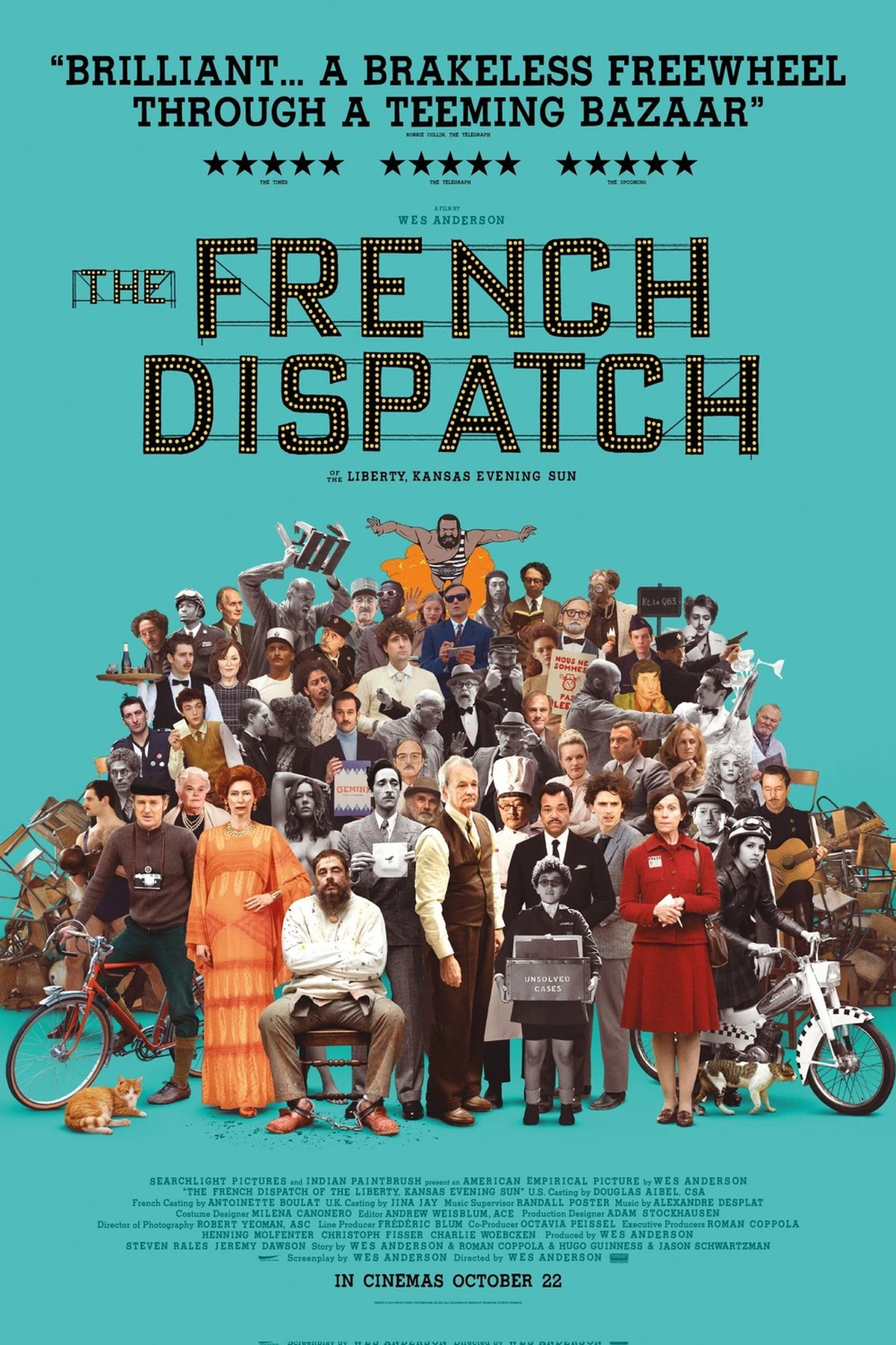 The French Dispatch (2021) Movie Poster