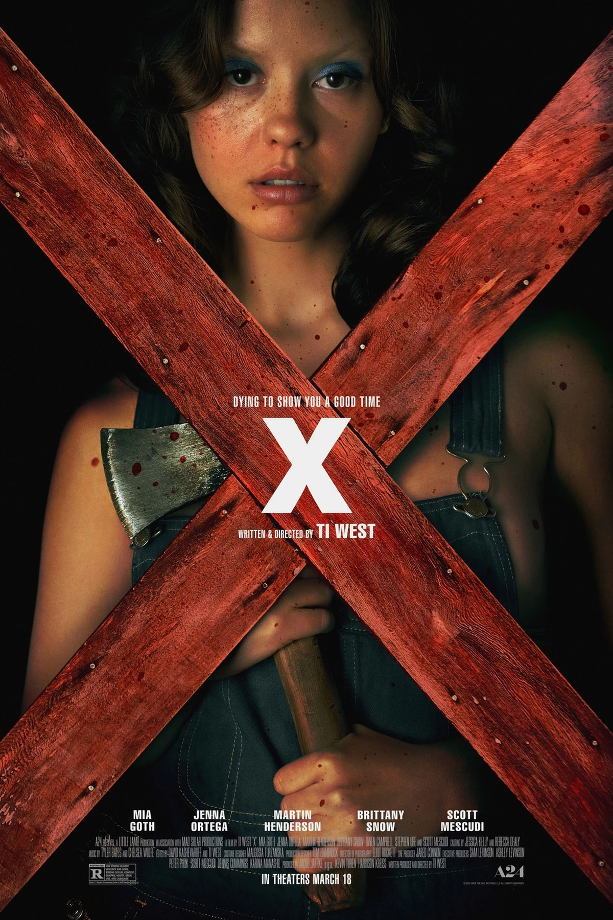 X (2022) Movie Poster