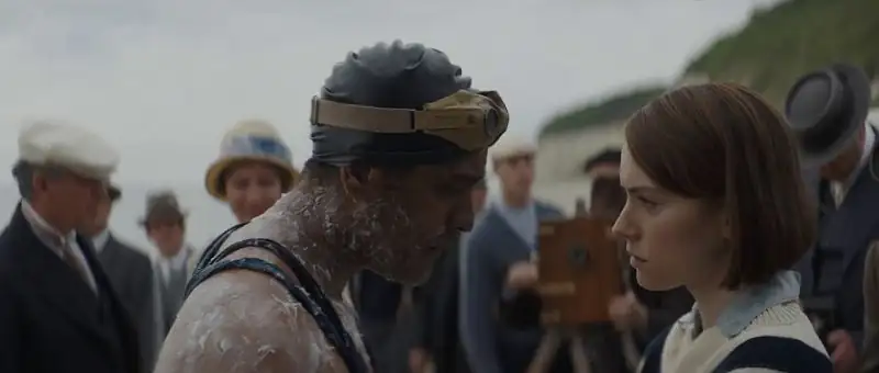 Young Woman and the Sea (2024) Movie Screenshot (2) Young Woman and the Sea (2024) Movie Screenshot (2)